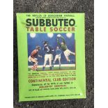 Subbuteo Club Edition: In original box with all contents we are informed. C/W some spare broken