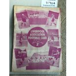 38/39 Liverpool v Portsmouth Football Programme: First Division match dated 11 3 1939. Good