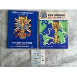 1966 World Cup Final Programme + Ticket: Excellent condition England v West Germany original final