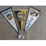 David Gaskell 1960s Manchester United Players Football Pennants: Given to all Man Utd players by