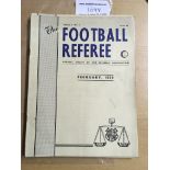 Football Referee 1950s Football Magazines: An incomplete run from Volume 1 number 2 1950 up to May