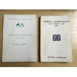 1966 Football World Cup Handbook + Technical Study: Both items from a World Cup committee member and