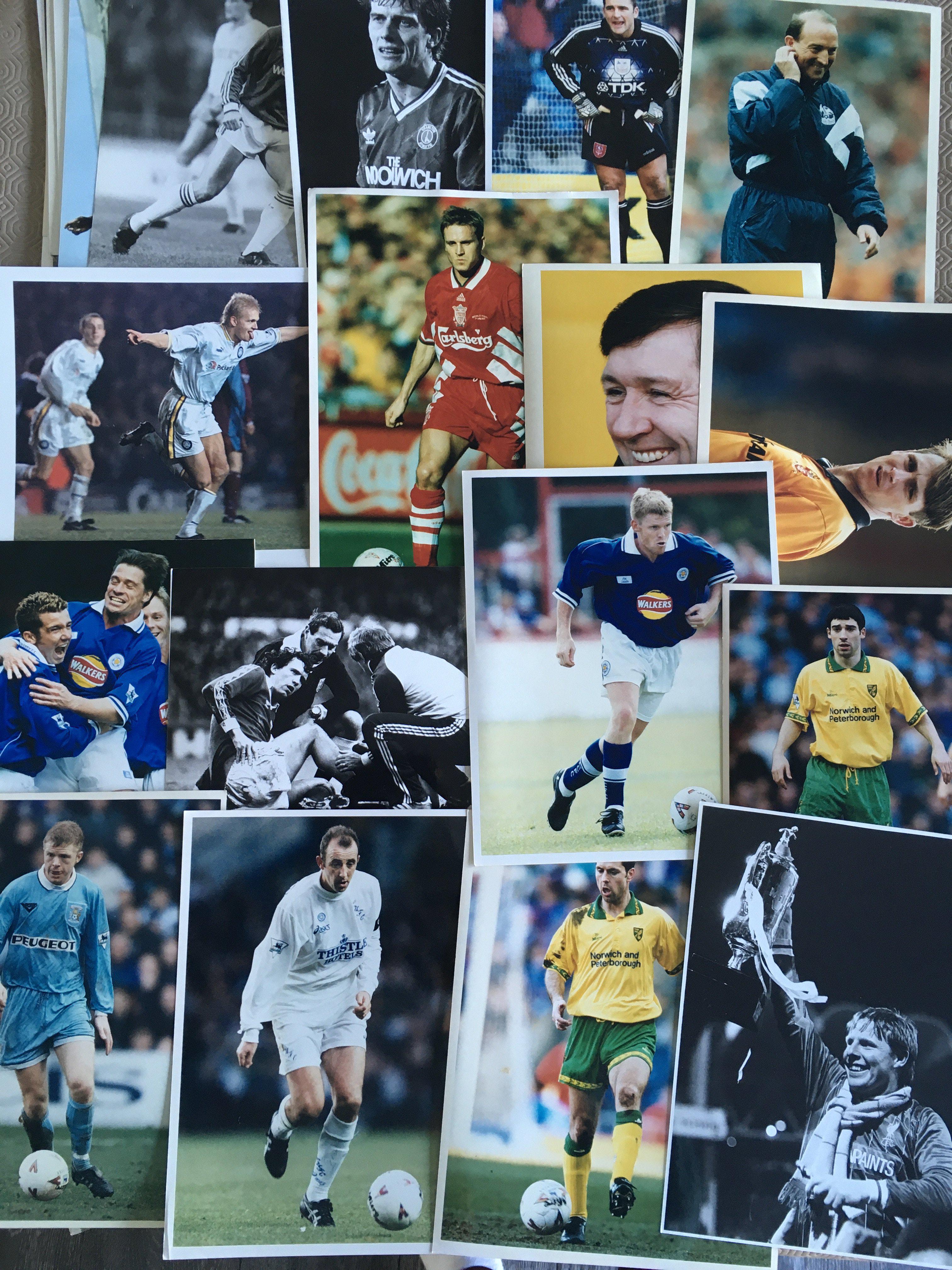 Football Press Photos Collection: From the 80s and 90s with a lot being individual players. Colour - Image 2 of 2