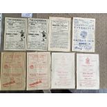 Kings Lynn 1950s Away Football Programmes: Includes 59/60 Norwich Norfolk Senior Cup Final, 2 x 59/