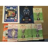 Big Match Football Programmes: 1965 ECWC Final x 4 with one ticket. C/W European Cup Finals for 1963