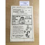 36/37 Northampton Town v Bristol City Football Programme: Excellent condition dated 16 1 1937. No