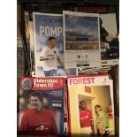 Modern Football Programme Box: Wide variety mainly from last 10 seasons from Non League and The