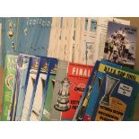 Tottenham Home Football Programmes: 76 from the 60s plus some early 70s and a batch of European