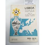 1967 European Cup Final Football Programme: Inter Milan v Celtic in good condition with no team