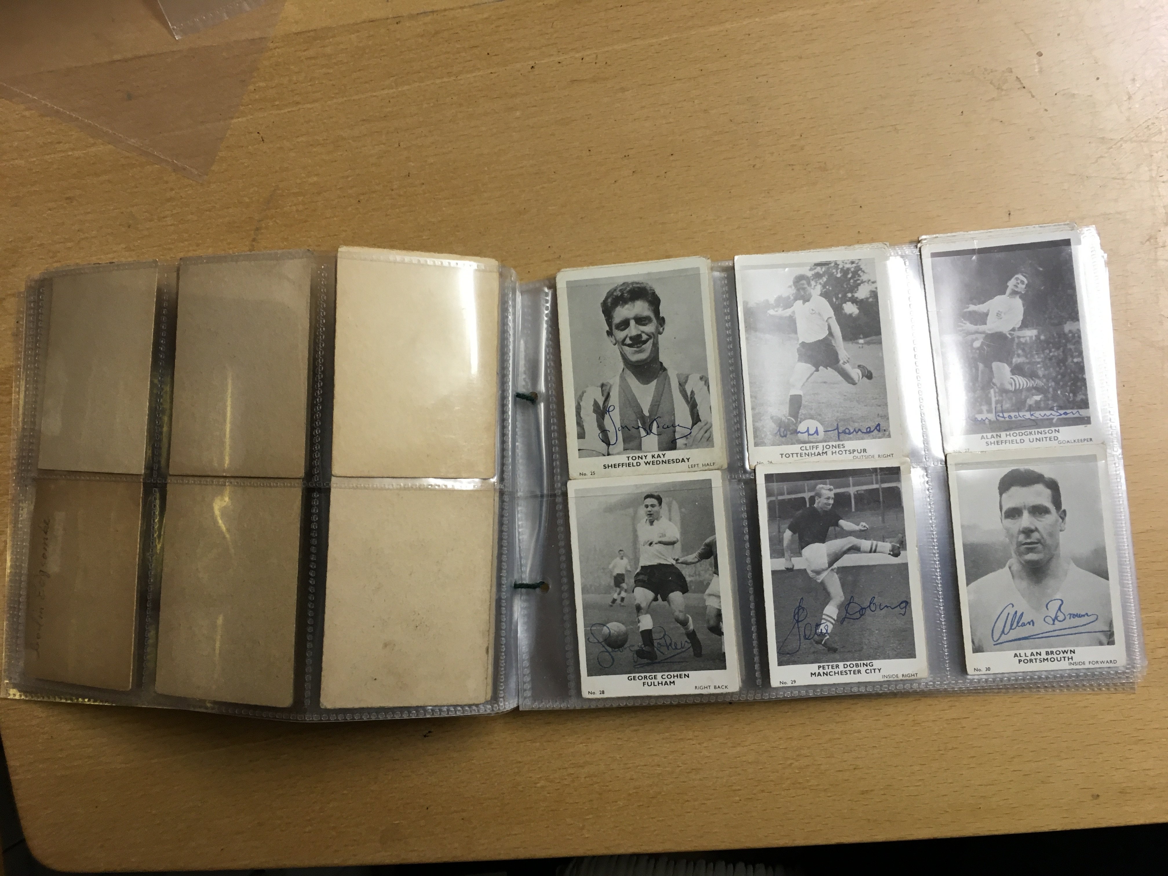 A BC 1961 Footballers Football Cards All 64 Cards With Plain Backs 