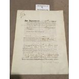 Ben Warren 1901/02 Derby County Football Contract: Superb 4 page document signed by him and