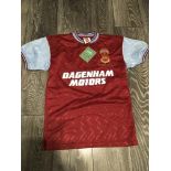 Bobby Moore West Ham + England Football Shirts: Replica Shirts of the West Ham v Premier League 1994