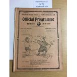 1911/12 Tottenham v Newcastle United Football Programme: Dated 25 11 1911 in good condition with
