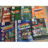 Euro 96 Football Programme + Tickets: 7 programmes to include England v Switzerland opening ceremony