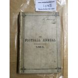 1883 Football Annual: Over 200 pages covering all the County Football Associations, Laws of the