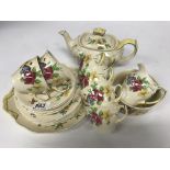 A 1930s Royal Doulton "Henley" pattern tea set - NO RESERVE