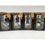 Minichamps 1:12 scale, Valentino Rossi collection, 4x figurines including, MotoGP 2004 and 2005,