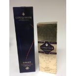 Two boxed bottles of Courvoisier Cognac brandy. V.S.O.P Exclusif (2)