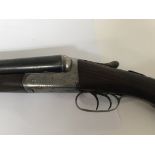 A Deactivated English double barrel shotgun maker J Needham serial number 6069. Modern EU