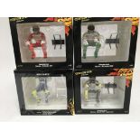 Minichamps, 1:12 scale, Valentino Rossi collection, 4x figurines including, 8hour Suzuka 2001, 8hour