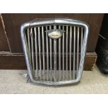A vintage1960s chrome Wolseley 1100 front grill an