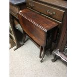 A Edwardian mahogany Sutherland table - NO RESERVE