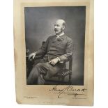 A signed photograph of Mr Henry C Burdett - NO RESERVE