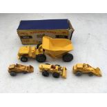 Matchbox toys, king size #7 Curtiss wright rear dumper, also 3x loose Matchbox JCB - NO RESERVE