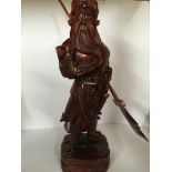 A modern figure of a Chinese warrior 40 cm