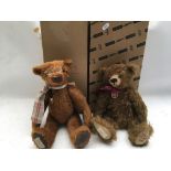 Deans bears, 2x boxed Teddy bears, including Reggie, limited edition #37 of 40 and 100th birthday