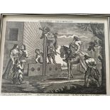 A collection of 8 engravings in the Hogarth style - NO RESERVE