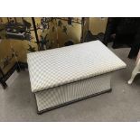 A 1930s upholstered ottoman - NO RESERVE