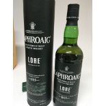 A bottle of Laphroaig Islay single Malt Scotch Whisky. 70cl.