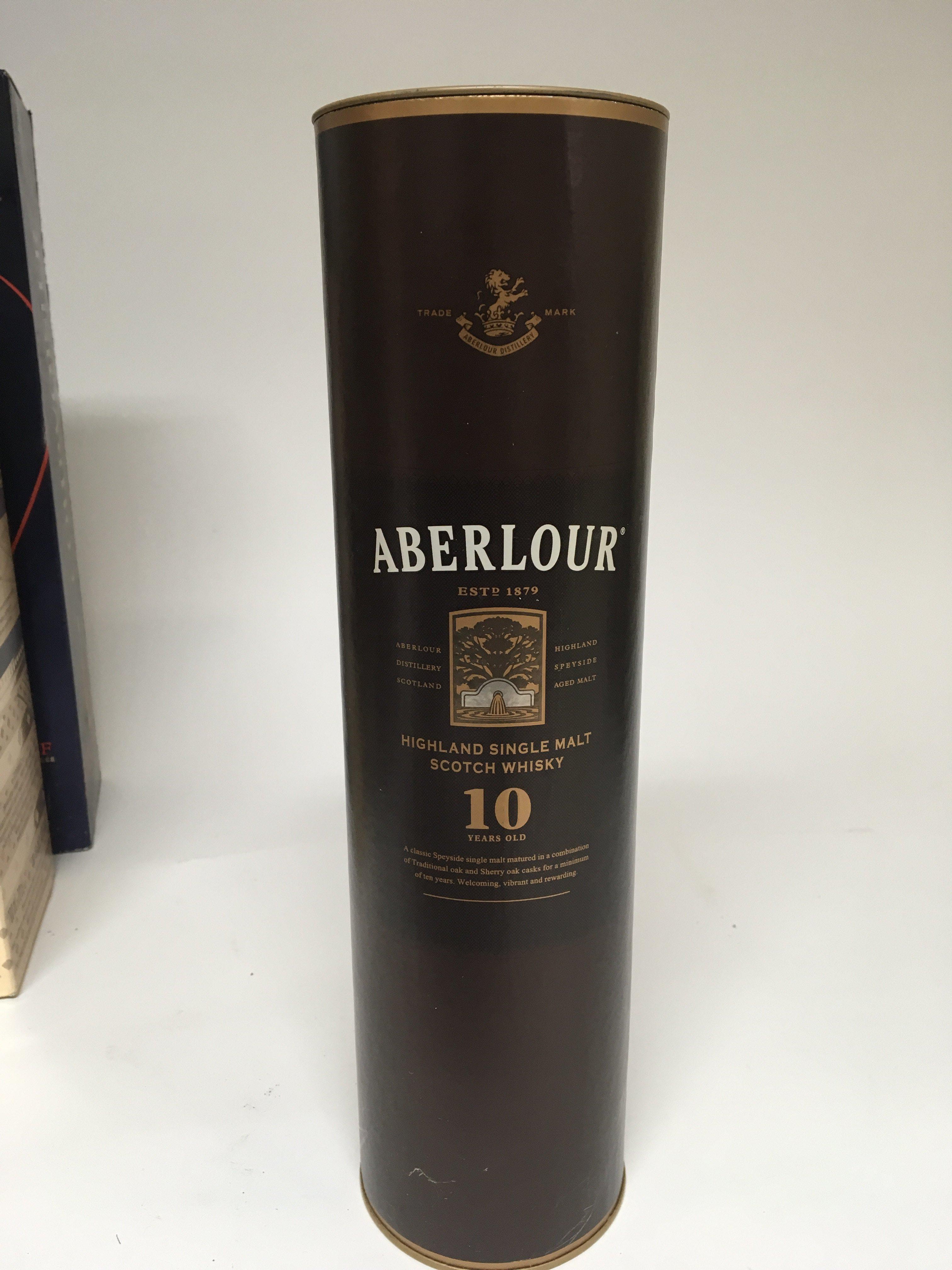 A bottle of Aberlour 10year Old Highland Single Malt Whisky 70cl .