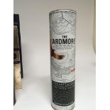 A bottle of The Ardmore Highland Single Malt Scotch Whisky.