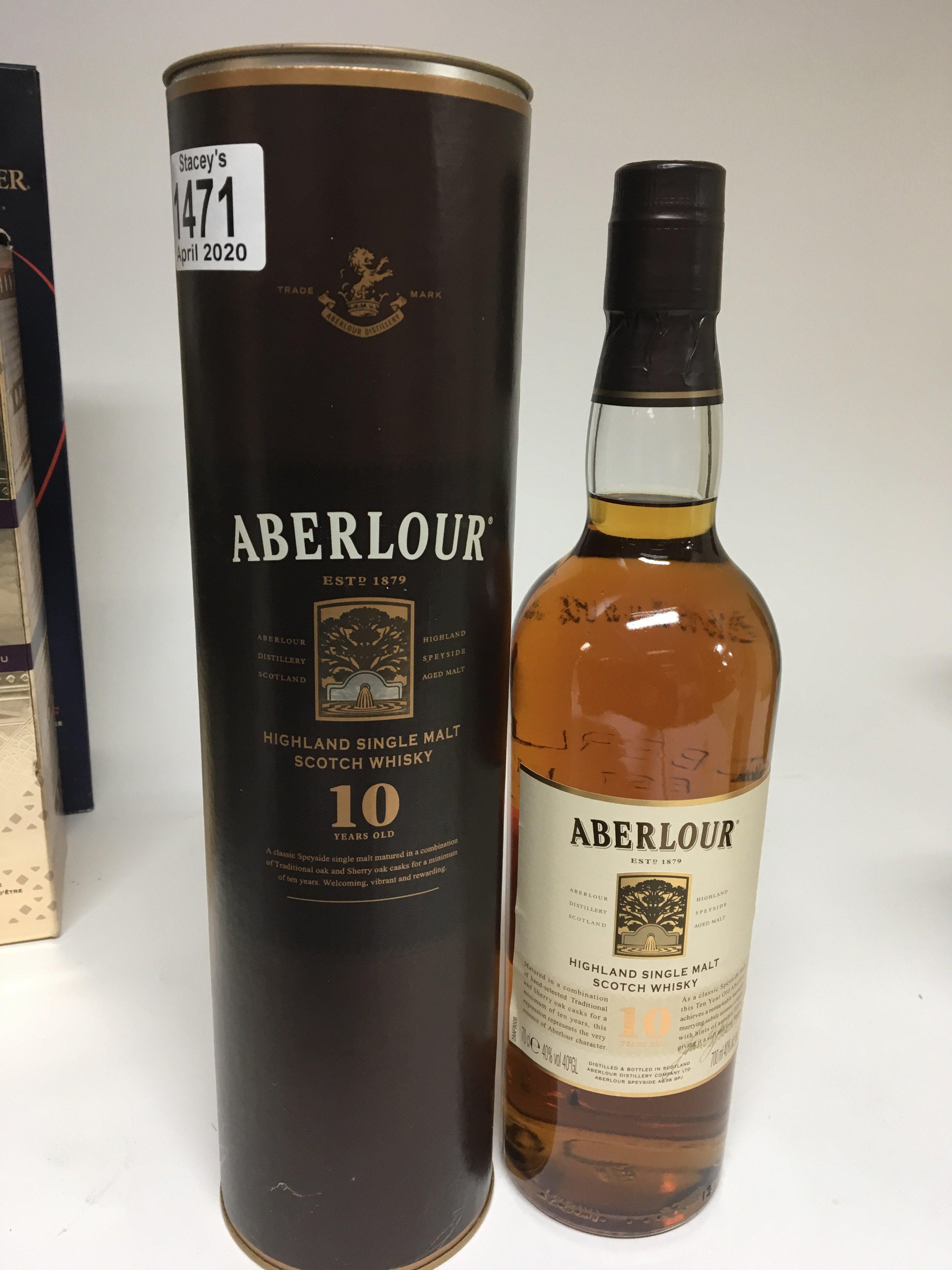 A bottle of Aberlour 10year Old Highland Single Malt Whisky 70cl . - Image 2 of 2