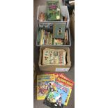 A collection of children's annuals, books and 1970's/80's Beano comics - NO RESERVE