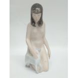 A Royal Dux figure of a nude maiden 22 cm - NO RESERVE