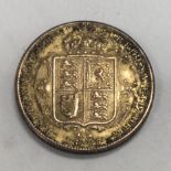 1882 shield back half sovereign.