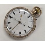 A 9ct outer cased pocket watch