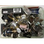 A large collection of mixed watches.
