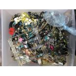 A large quantity of costume jewellery.