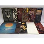 Ten Santana LPs comprising 'Abraxas', 'Moonflower', the self titled debut and others.