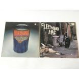 Two blues rock LPs comprising a first UK pressing of Peter Green's Fleetwood Mac's self titled debut