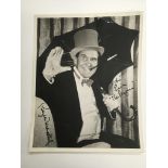 A signed photo Burgess Meredith, actor who played The Penguin in the original 1960s Batman TV