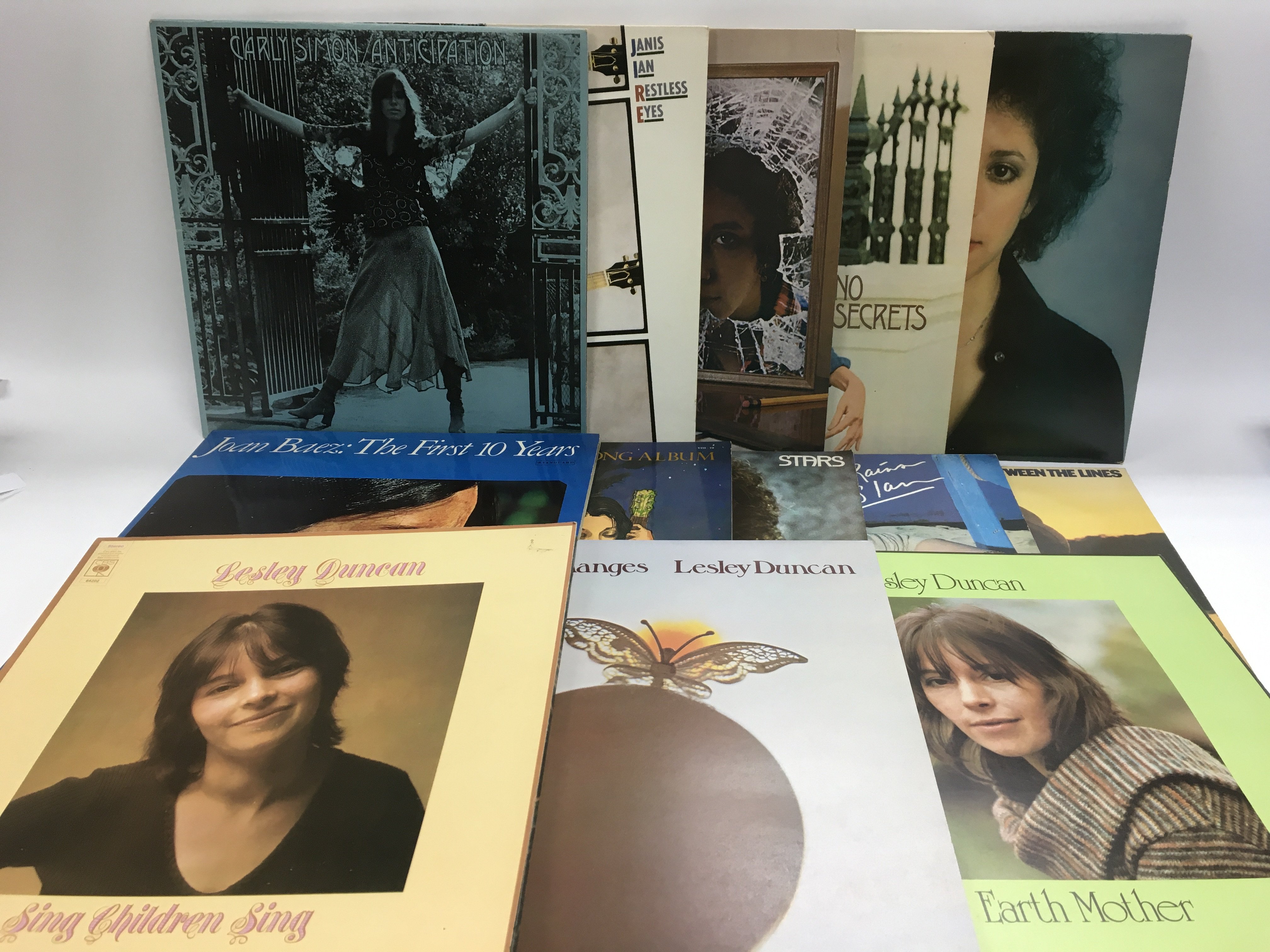 A collection of female folk and singer songwriter LPs by various artists including Joni Mitchell, - Image 2 of 2