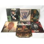 Seven Rod Stewart LPs comprising 'Atlantic Crossing', 'Every Picture Tells A Story', 'Blondes Have