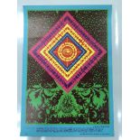 A 1967 insert poster for Big Brother & The Holding Company, The Charlatans and Blue Cheer at The