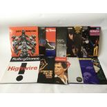 A collection of Rolling Stones records including best of collections.