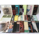A collection of mainly blues and jazz LPs by various artists including Wes Montgomery, Sidney